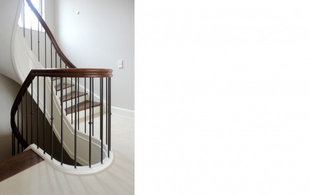 Villa München Bogenhausen Architekt Hron – Treppe Obergeschoss