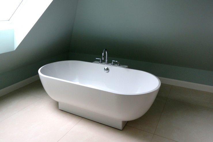 Villa München Bogenhausen Architekt Hron – Badewanne