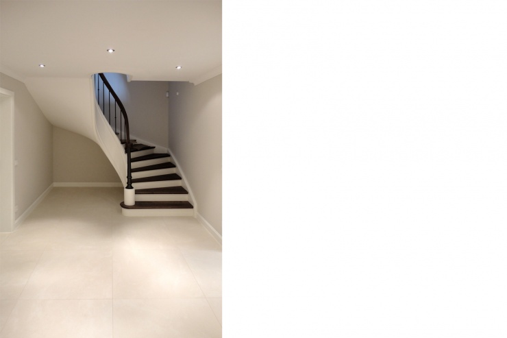 Villa München Bogenhausen Architekt Hron – Treppenaufgang