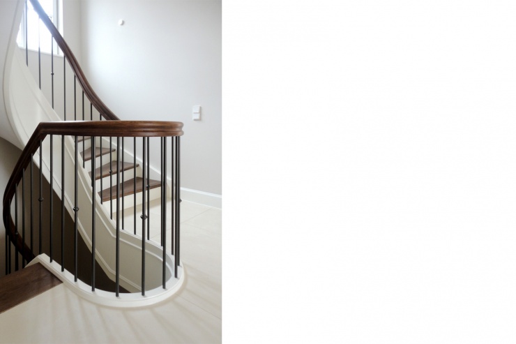 Villa München Bogenhausen Architekt Hron – Treppe Obergeschoss